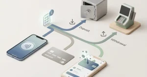 Mobilbetaling, betalingskort og digital tegnebog som forskellige betalingsmuligheder